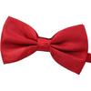 Amajiji Formal Dog Bow Ties for Medium & Large Dogs (D114 100% Polyester) (Dark Red)