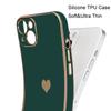 Coque - Amour-Mignon - pour iPhone 12 Pro Max - Vert nuit - Souple - Antichoc - Anti-Rayure
