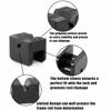 Black Rubber Jack Rubber Pad Durable Wear Resistant Anti Slip Slotted Adapter  Floor Jack Use