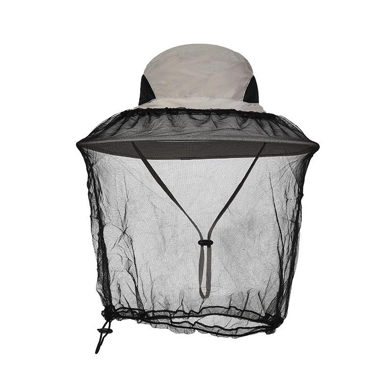 Весенняя солнцезащитная шляпа от насекомых: Быстросохнущая защита для взрослых пчеловодов и рыбаков