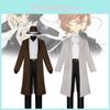 Эластичная Мягкая Ткань Косплей Костюм Для Bungo Stray Dogs Дазай Чуя Годовщина