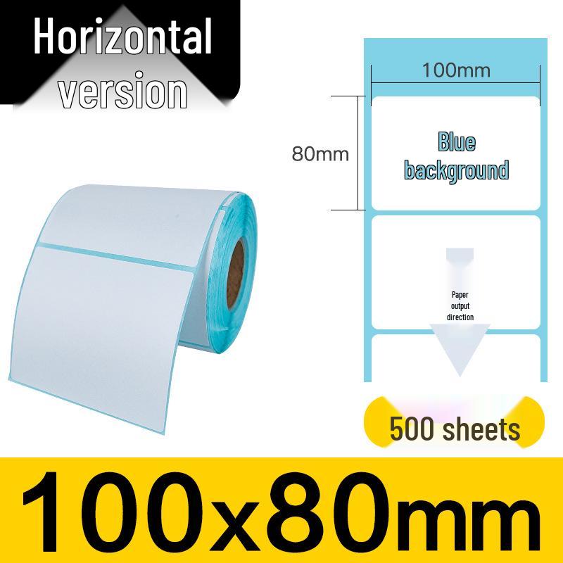 100x100x150mm Three-Proof Self-Adhesive Thermal Label Paper for Barcode Printing