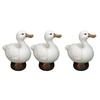 1/2Pcs Magnetic Beak Duck Statue Key Holder Resin Duck Figurine Key Hanger Home Office Animal Sculpture Desktop Decoration Ornament