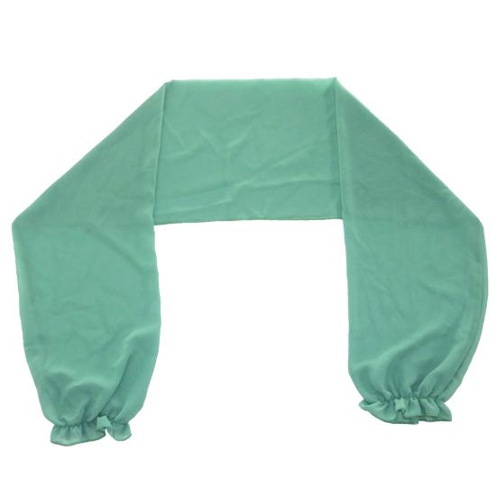 Шифоновая шаль, однотонная летняя тонкая рубашка с защитой от солнца, открытый перед, длинный рукав, оборки, манжеты, пляжная шаль