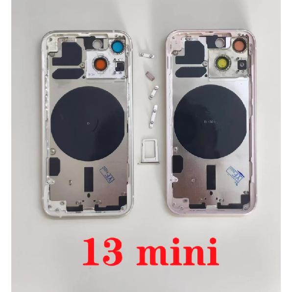 Задняя крышка OEM для iPhone 13 Pro Max 12 Mini 11 SE3 14 Pro max Задний корпус С бесплатными подарками, Рамка задней крышки + Задняя крышка + Боковые кнопки