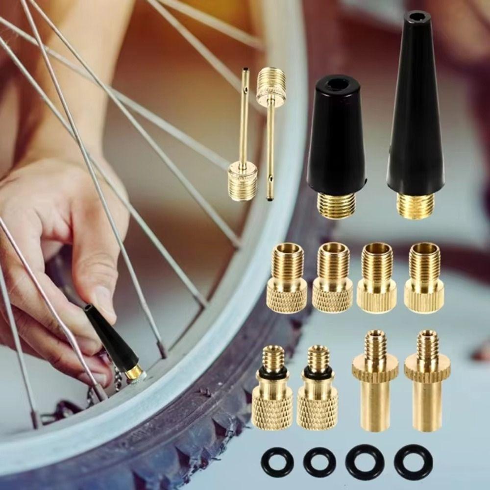 Inflator Tool Presta Schrader Valve Pump Needle Valve Adapter Tools Sports Balls