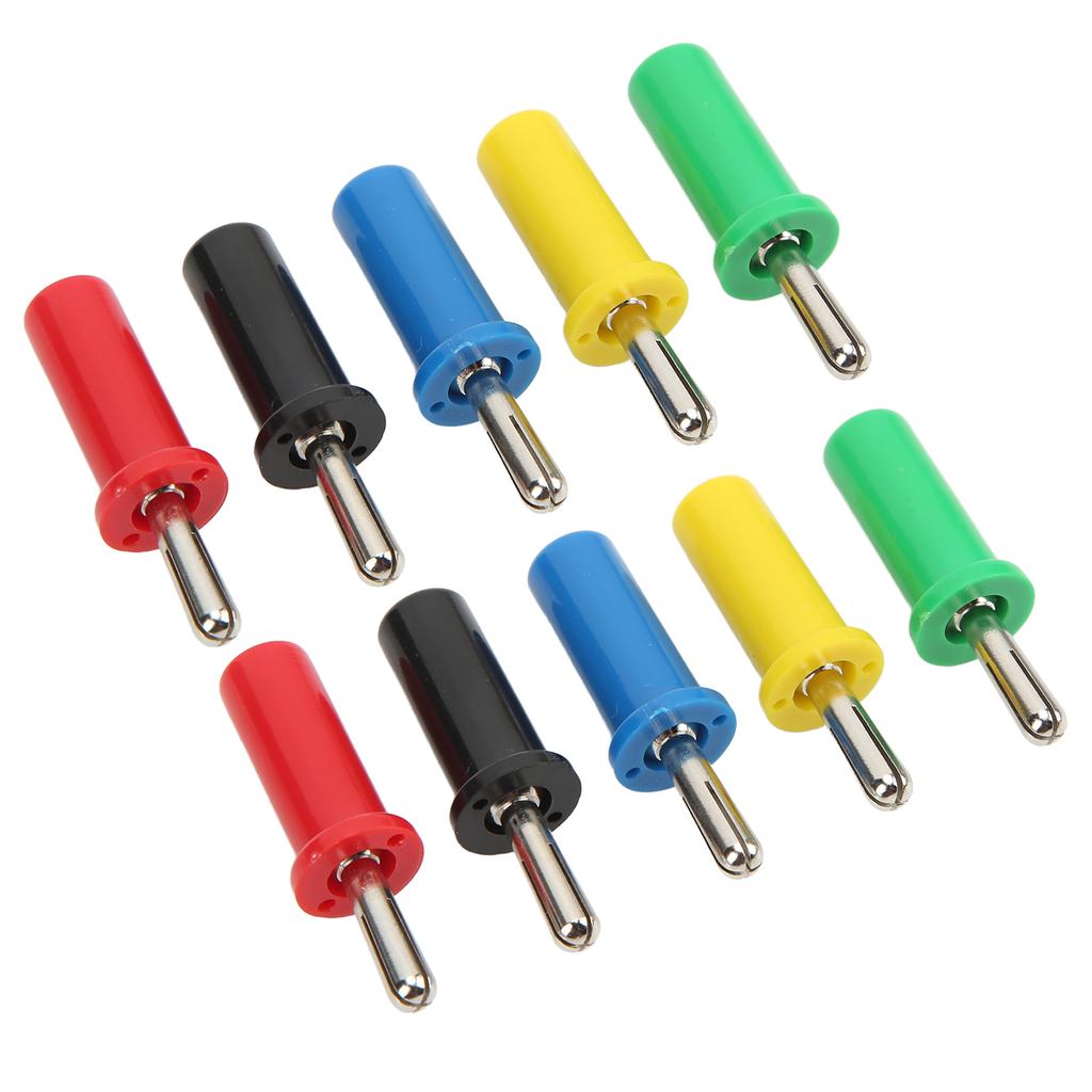 10 шт., разъем типа «банан», сварной разъем «банан», штабелируемый разъем для аксессуаров безопасности