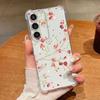 Чехол для телефона с ретро-цветочным узором для Samsung Galaxy S26 S25 S24 S23 Ultra S22 Plus S21 S24 S25 FE, прозрачный, противоударный, мягкая крышка