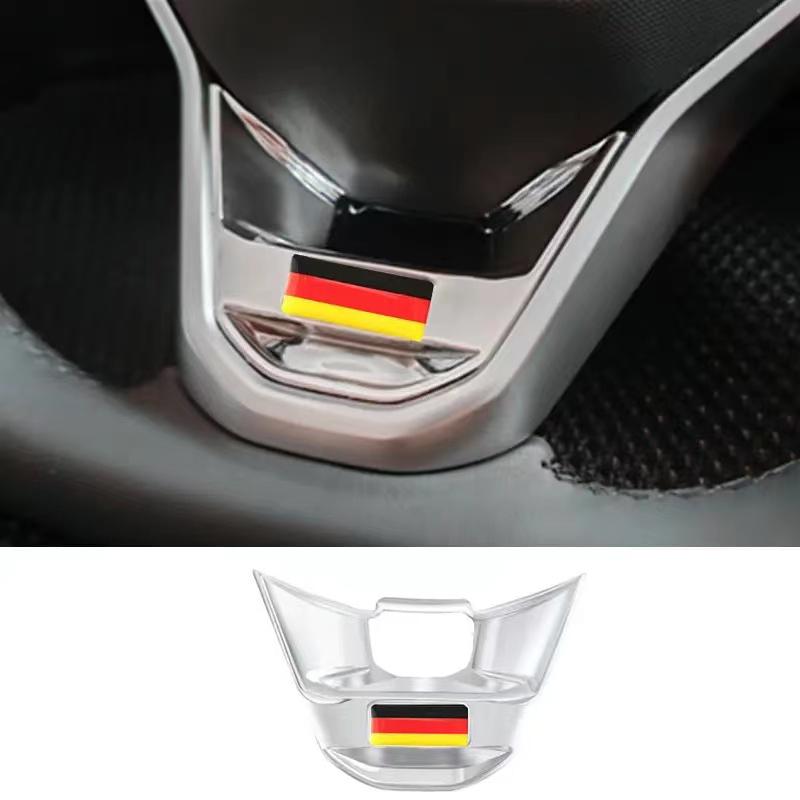 BPZ1 2025 Горячий Логотип GTI R Значок Руля Автомобиля Наклейка Значка Для Volkswagen Rline R GTI Tiguan Passat TROC ID6 Golf 5 6 7 8lt2