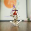 Halloween Skeleton Pumpkin Figurine Resin See Hear Speak No Evil Pumpkin Head Skeleton Statue for Home Haunted House Decor