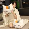 Natsume Friend Cat Teacher Hand Warmer Throw Pillow Intervention Doll Hand Cover Winter Cute Girl Cartoon Dual-Purpose Winter