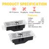 2PCS For BMW G30 G31 G38 E63 E64 F06 F12 F13 G32 F01 F02 F03 LED Car Interior Door Light Bulbs Decoration Lamp Auto Accessories