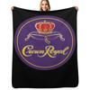 Crown Royal Базовый логотип Уютный плед для сна Подарок маме папе