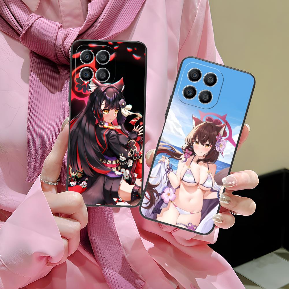 Чехол для телефона Blue Archive Kosaka Wakamo для Honor 90 80 70 60 50 30 20 10 9 8 7 Pro S SE Lite 5G Цветной Печатный Чехол Cover