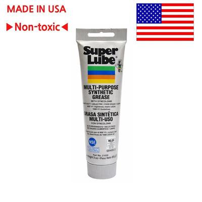 SUPER LUBE 21030 Синтетическая смазка (пищевой)Многоцелевая смазка в тюбике PTFE-(85 г/3 унции) СДЕЛАНО В США зарегистрировано NSF