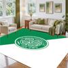 Коврик из кристаллического велюра с дизайном Celtic FC, мягкий декоративный коврик для спальни, прихожей