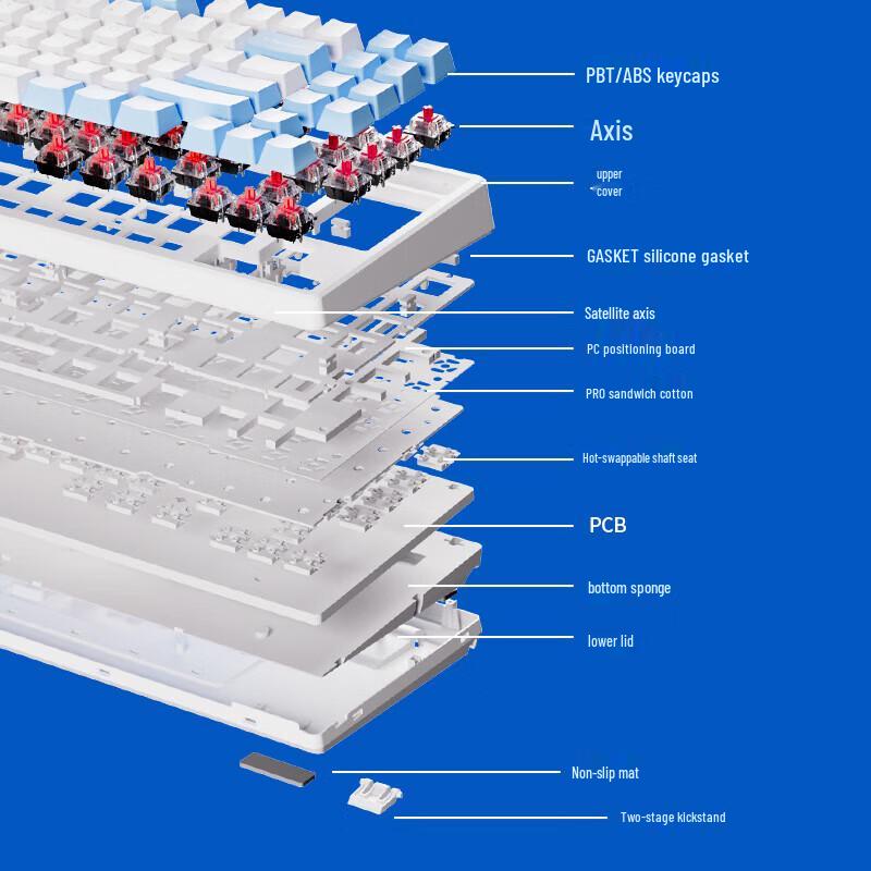 Lenovo E-neng-zhe Compact Wired Mechanical Keyboard