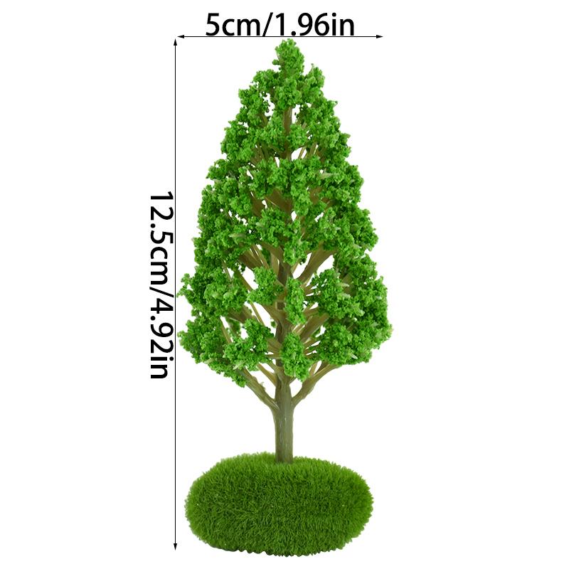 1PCS Mini Tree Model Fairy Garden Dollhouse Decorations Miniatures Micro Landscape Resin Crafts Figurine Home Garden Accessories