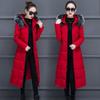 Women Warm Long Coat Faux Collar Hooded Jacket Hot Slim Winter Outwear Coats