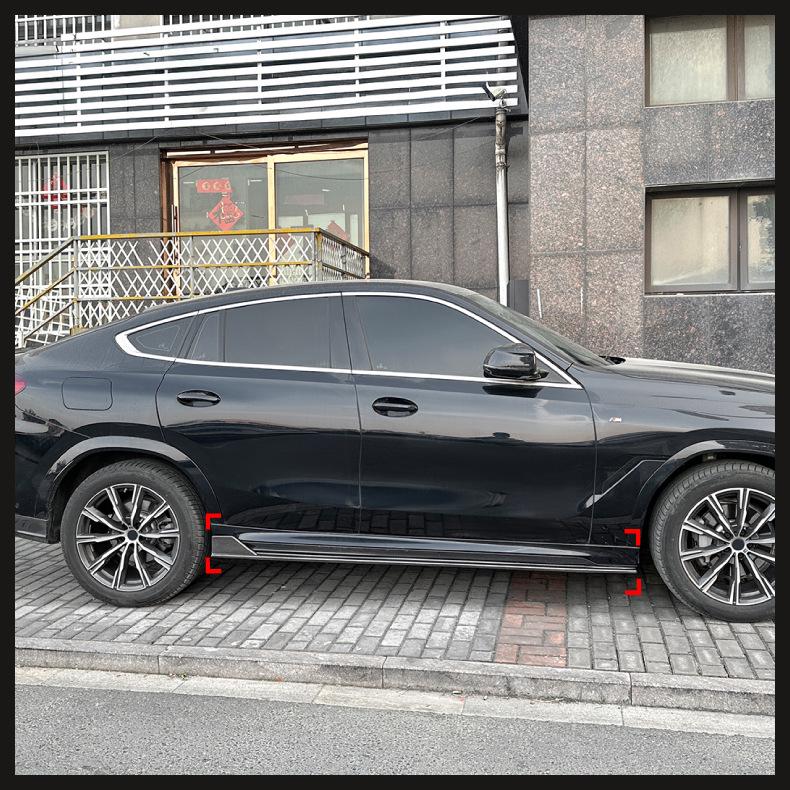Комплект для внешней модификации BMW X6 G06 Sport 2019+: Передний сплиттер, Дефлектор, Заднее антикрыло, Пороги.