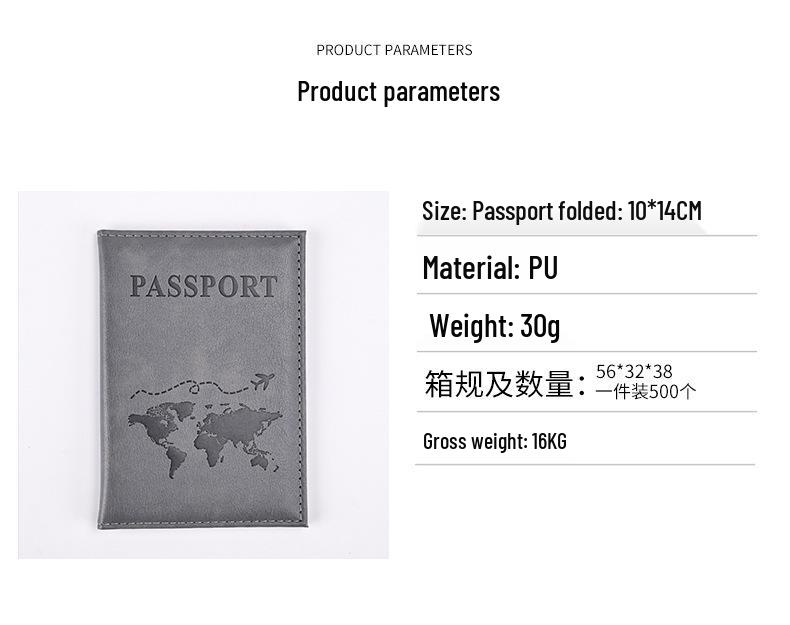 2024 Меняющий цвет 66-узорный ПУ держатель для паспорта и билетов