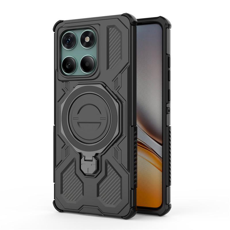 Для Motorola Edge 60 Fusion Чехол Moto Edge 60 Обложка Держатель Магнитная Беспроводная Зарядка Защитный Чехол для Телефона Edge 60 Fusion Funda