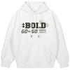Свободная толстовка с широкими плечами Bold Gogo_Белый