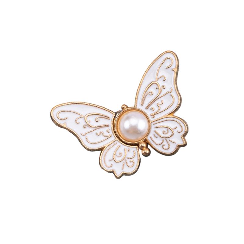 Exquisite Luxury Butterfly Adjustable Tightener Waist Buckle Jeans No Sewing Required Waist Button Detachable Waist Buckle