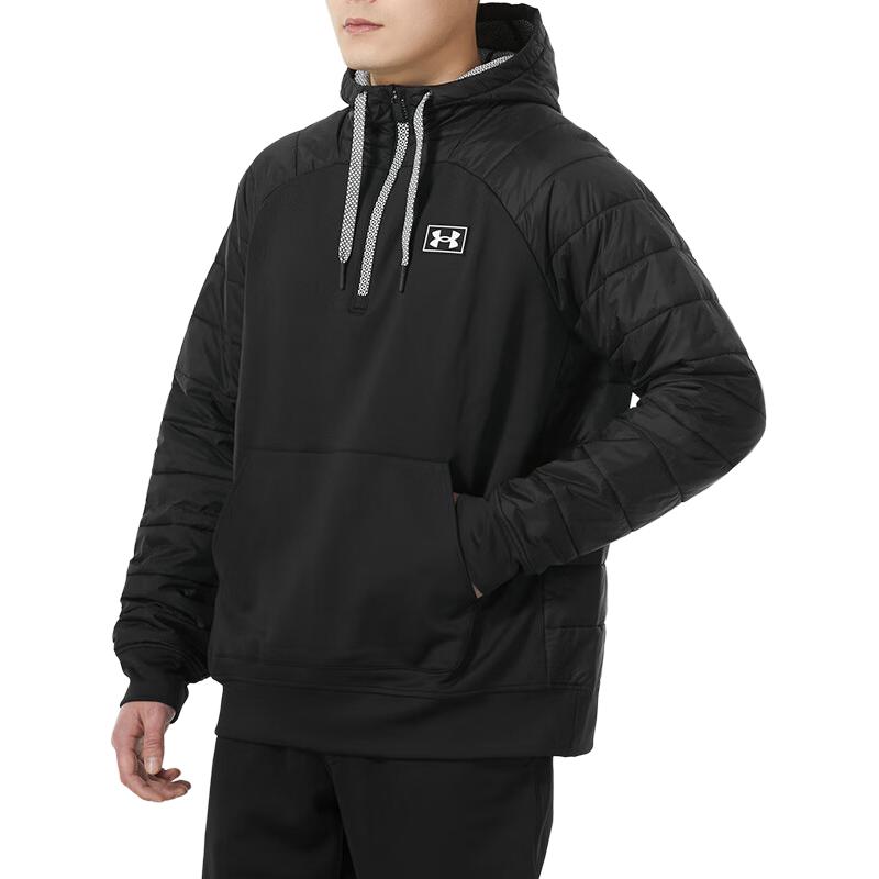Under Armour Свободная толстая теплая куртка с капюшоном, мужские куртки, черная 1368675-001