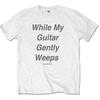 The Beatles Унисекс Футболка для взрослых My Guitar Gently Weeps с принтом на спине