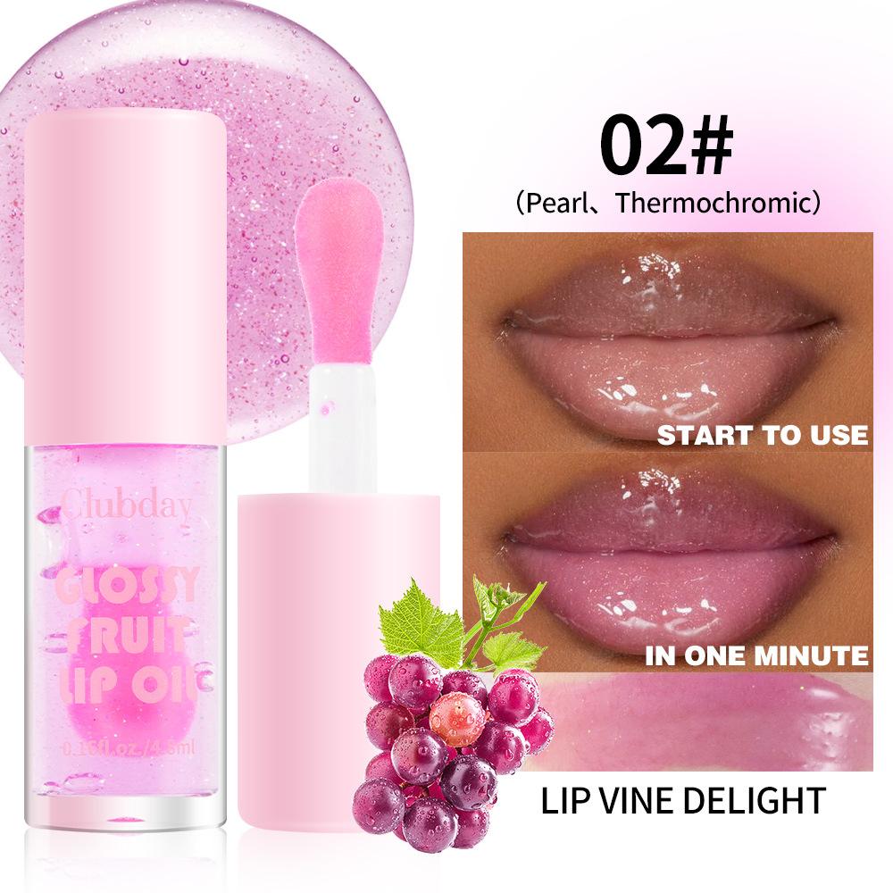 20 цветов фруктовый жемчужный увлажняющий желе-масло для губ стойкий увлажняющий водный блеск для губ мерцающий теплый оттенок для губ