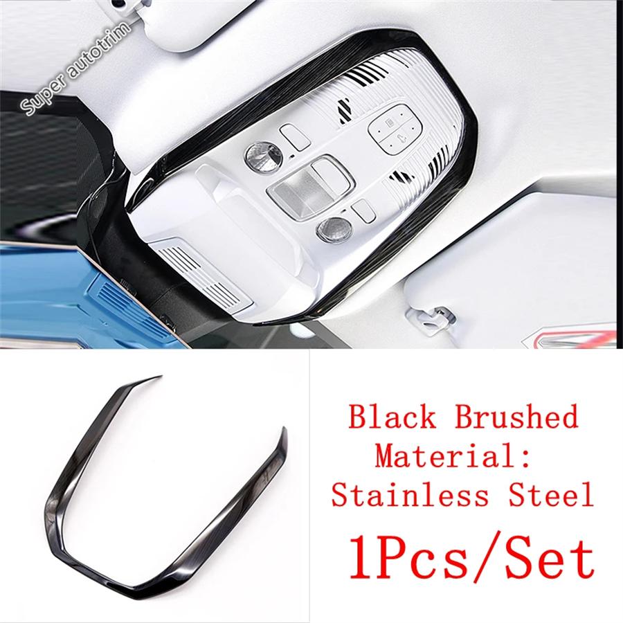 Roof Reading Lights Lamp Cover Trim Stainless Accessories For Peugeot 3008 5008 GT 2017 - / Citroen C5 Aircross 2018 - 2024