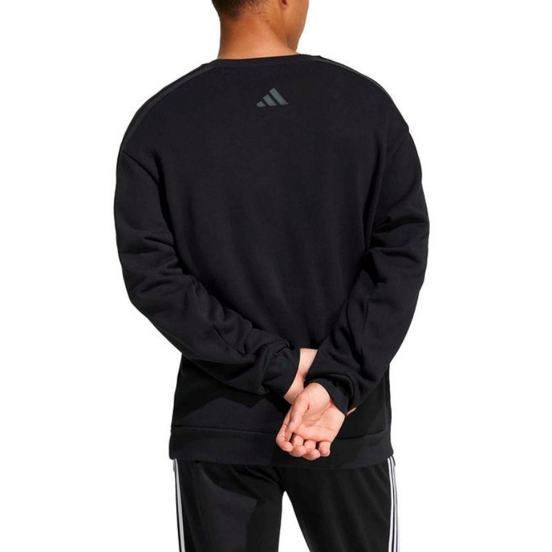 adidas Мужская толстовка с длинным рукавом, простая, в полоску, с мультяшным принтом, JZ5068