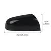 Door Wing Mirror Cover Cap For Vauxhall Zafira MK2 2005 2006 2007 2008 Primed White/Glossy Black Replacement Left/Right Side