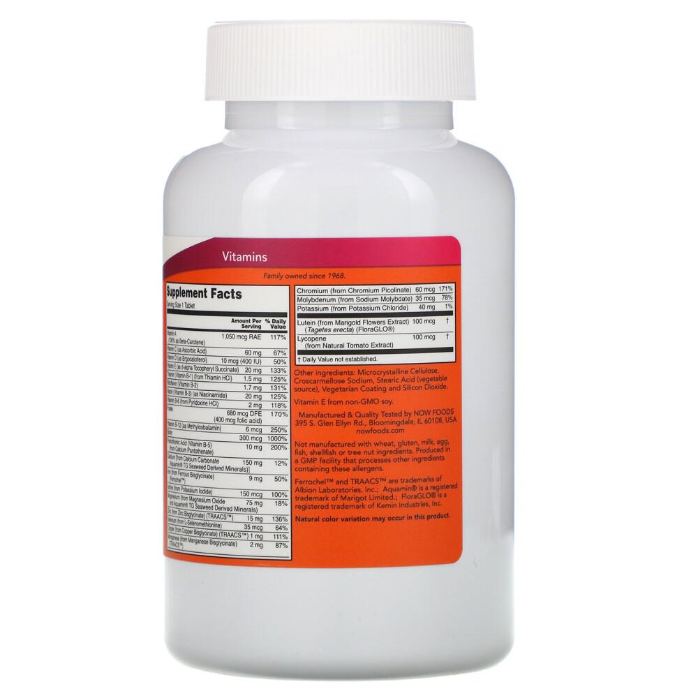 Now Foods Daily Vits 250 Tablets