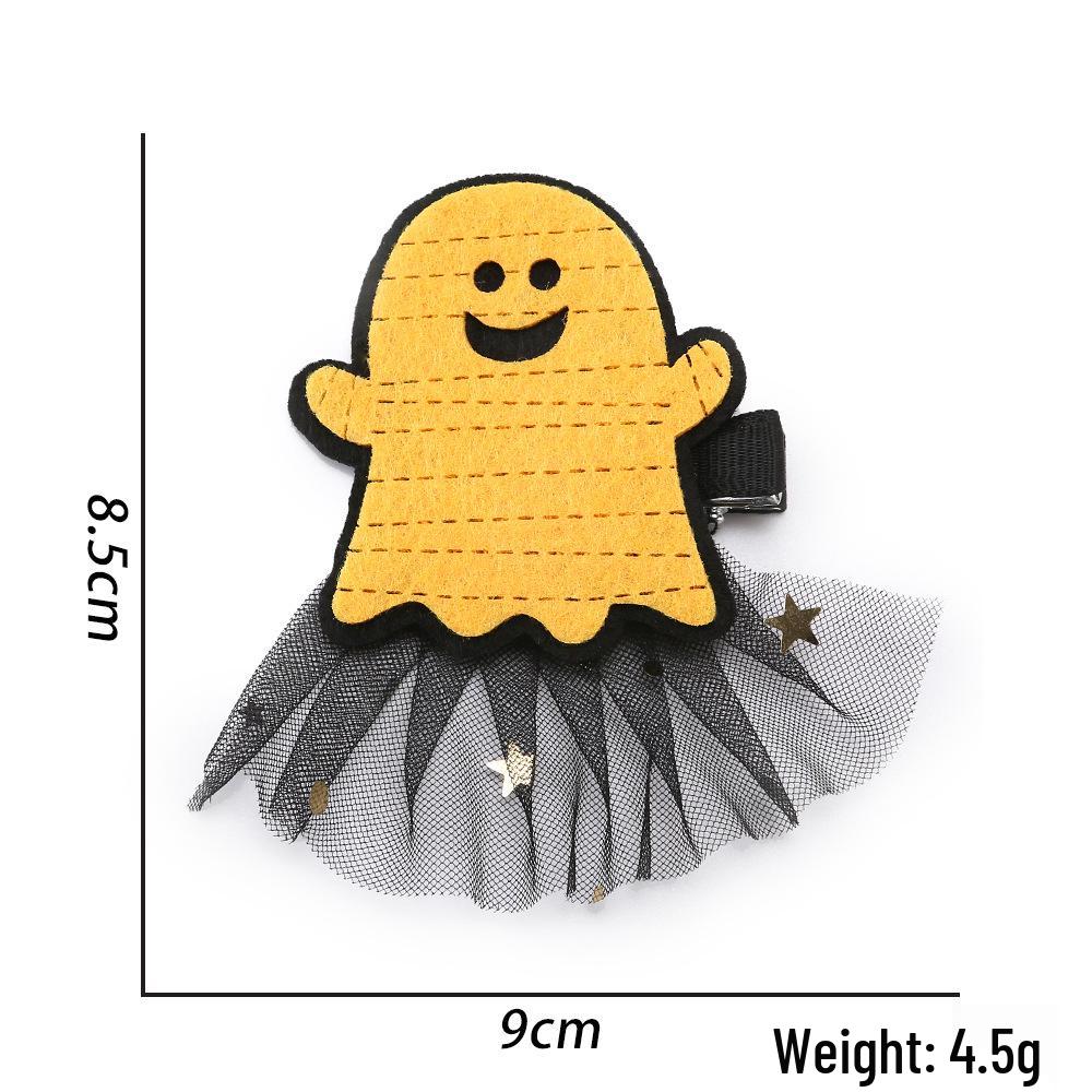 2025 Halloween Hair Clips: Children's Pumpkin & Ghost Party Accessories