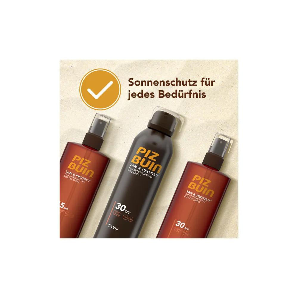 Piz Buin Tan Intensifying Sun Oil Spray LSF15, 150ml