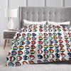 Eurovision Song Contest Flags Hearts Blanket Soft Warm Flannel Throw Blanket Bedspread for Bed Living Room Picnic Travel Home