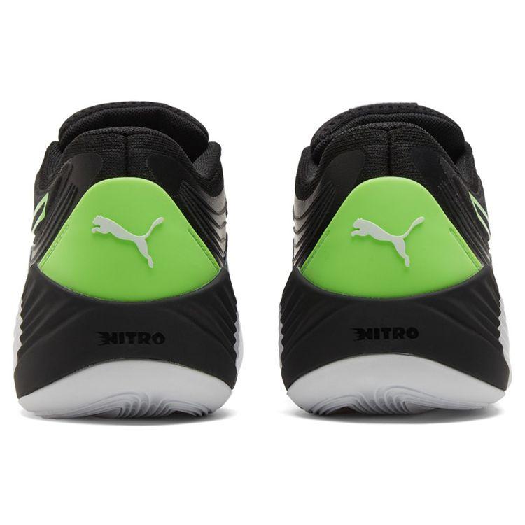 Puma Кроссовки Fusion Nitro Black Green Glare Unisex 195587-01