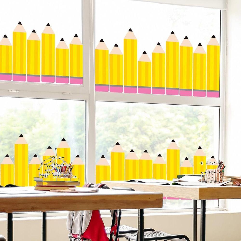 9Pcs Self-adhesive Wall Stickers PVC Window Decoration Sticker Wall/Window Decoration
