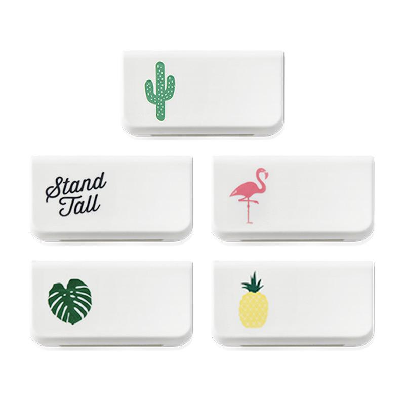 1 Pc 3 Lattices Pill Box Tablet Cactus Leaf Pillbox Dispenser Medicine Boxes Dispensing Medical Kit Mini Organizer Case