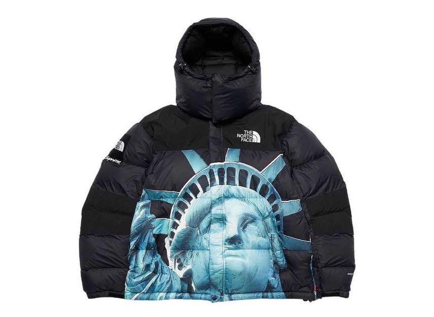 Supreme The North Face Статуя Свободы Baltoro Куртка Черная