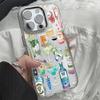 Drink Quilt Phone Case For Iphone 17 15 14 13 Pro Max 11 12  Max 7 8 Plus  Stylish Shockproof Soft Coque Cover