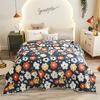 Super Cozy Winter Throw Blanket Warm Fleece/Flannel Blandets Floral Heart Printing Bed Linens Bedspread Home Travel Drop Shippin