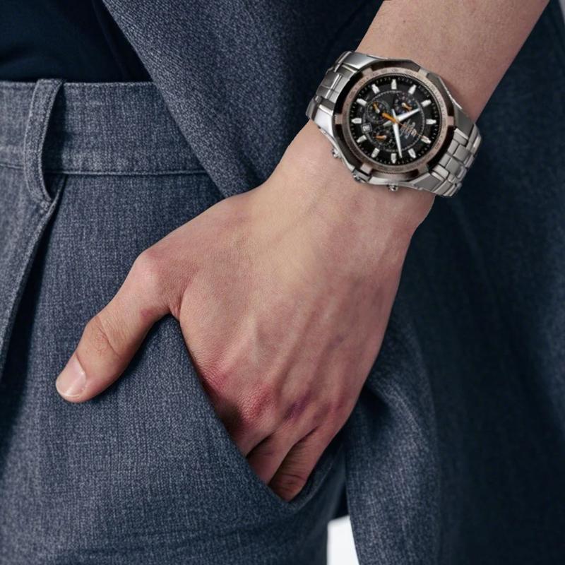 Casio CASIOEDIFICE серия кварцевый механизм стальной ремешок японские и корейские часы мужские часы черный циферблат EF-540D-1A5V