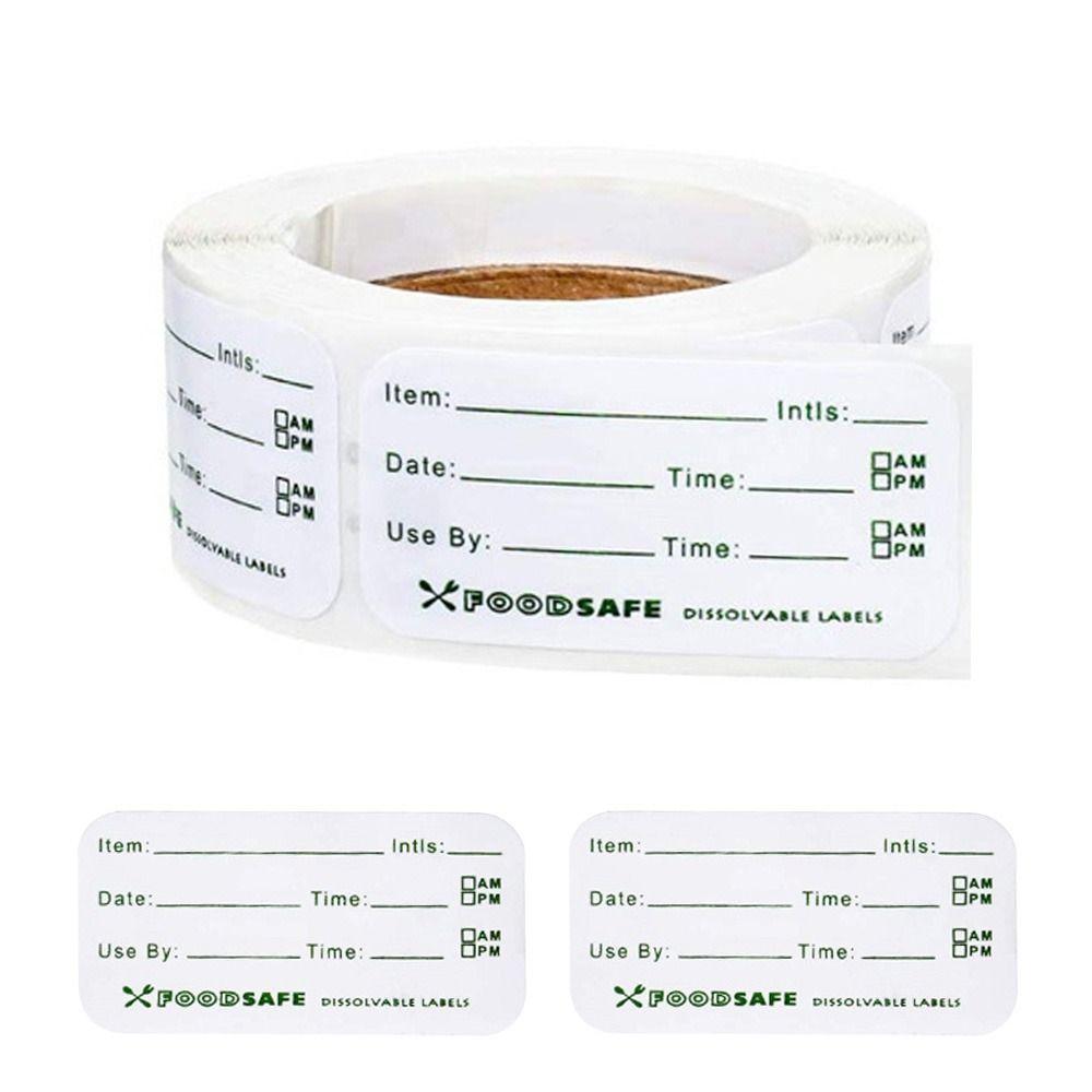 Food Freezer Self Adhesive Food Stickers Food Storage Label Kitchen Sticker Date Content Label