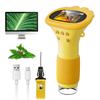 SKYBASIC Детский IPS 1000x Ручной Цифровой HD Мини USB Образование в области Компьютерных Наук Веселый Подарок на День Рождения Детский Желтый Микроскоп, 2-дюймовый Экран,