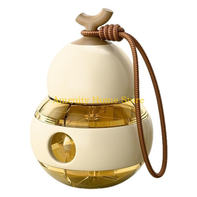F26C Convenient Portable Mini Gourd Pills Organizers Multiple Divisions For Medicine Storage Airtight Seal For Protections