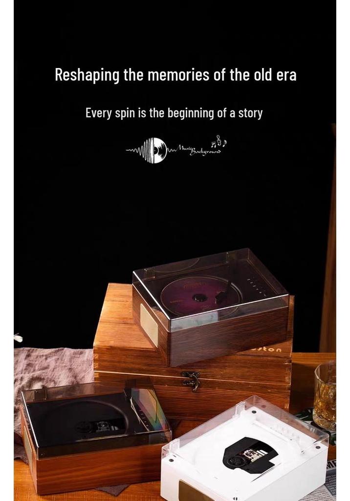 Bluetooth CD-плеер и домашняя колонка - Многофункциональный музыкальный и альбомный плеер