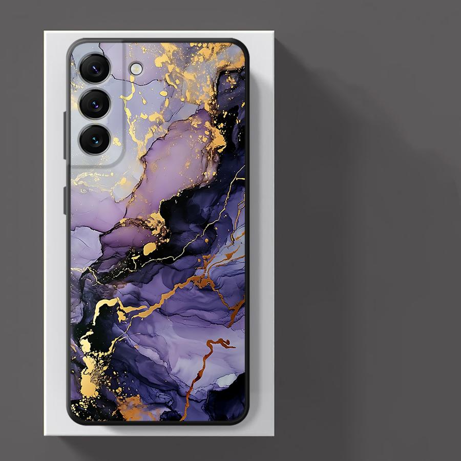 Мраморный чехол для телефона Samsung Galaxy A51 A52 A52s A53 A54 A55 A71 A72 A21s A31 A41 A16 A50 A70s Роскошная крышка